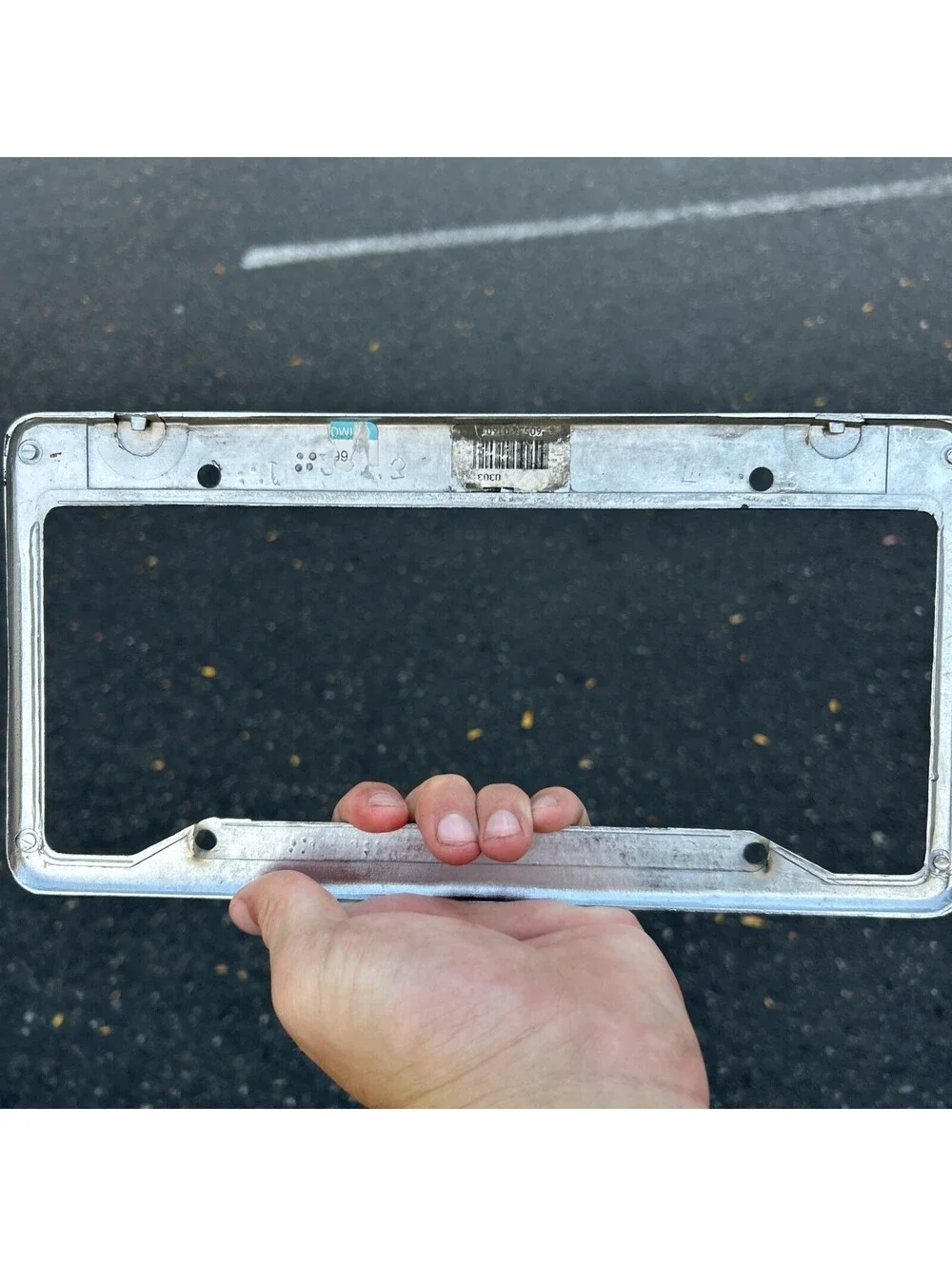 Vintage Washington State University Cougars Booster License Plate Frame
